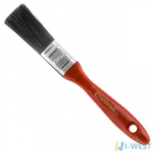 Пензель флейцевий з штучним ворсом 1” INTERTOOL KT-1425 Пензель флейцевий з штучним ворсом 1” INTERTOOL KT-1425