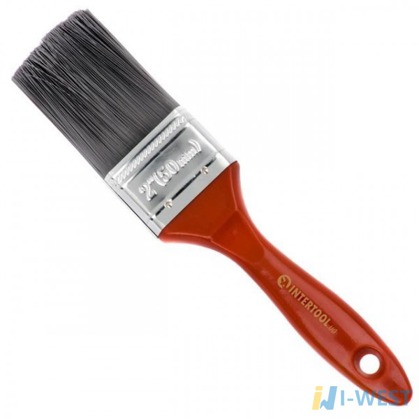 Пензель флейцевий з штучним ворсом 2” INTERTOOL KT-1450 Пензель флейцевий з штучним ворсом 2” INTERTOOL KT-1450