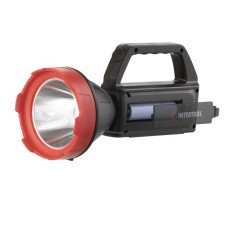 Ліхтар акумуляторний 1LED+1COB, power bank, індикатор заряду, сонячна панель INTERTOOL LB-0107 Ліхтар акумуляторний 1LED+1COB, power bank, індикатор заряду, сонячна панель INTERTOOL LB-0107