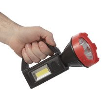 Ліхтар акумуляторний 1LED+1COB, power bank, індикатор заряду, сонячна панель INTERTOOL LB-0107 Ліхтар акумуляторний 1LED+1COB, power bank, індикатор заряду, сонячна панель INTERTOOL LB-0107