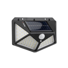 Світильник акумуляторний настінний 100SMD, вуличний, сонячна панель, датчик руху INTERTOOL LB-0113 Світильник акумуляторний настінний 100SMD, вуличний, сонячна панель, датчик руху INTERTOOL LB-0113