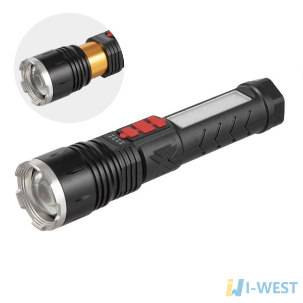 Ліхтар ручний мульти, 6 режимів INTERTOOL LB-0125 Ліхтар ручний мульти, 6 режимів INTERTOOL LB-0125