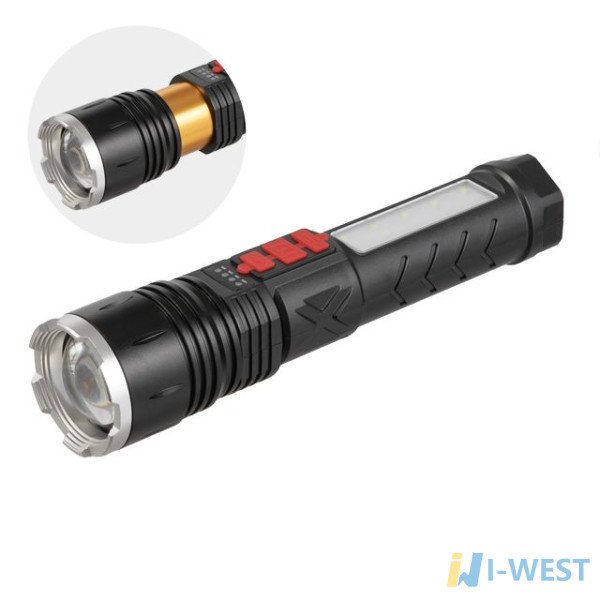 Ліхтар ручний мульти, 6 режимів INTERTOOL LB-0125 Ліхтар ручний мульти, 6 режимів INTERTOOL LB-0125