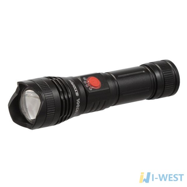 Ліхтар ручний Alu, 1200LM, 3 режими, STORM INTERTOOL LB-0130 Ліхтар ручний Alu, 1200LM, 3 режими, STORM INTERTOOL LB-0130