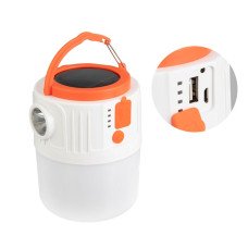 Ліхтар для кемпінгу, сонячна панель, ДК, STORM INTERTOOL LB-0214