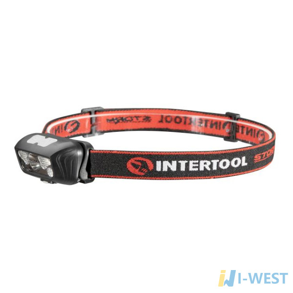 Ліхтар налобний акумуляторний XPE+2SMD+2RED SMD, 6 режимів роботи, сенсор, STORM INTERTOOL LB-0310 Ліхтар налобний акумуляторний XPE+2SMD+2RED SMD, 6 режимів роботи, сенсор, STORM INTERTOOL LB-0310