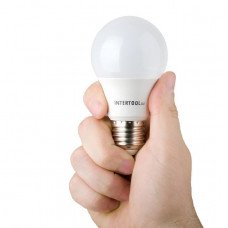 Светодиодная лампа LED 10Вт, E27, 220В, INTERTOOL LL-0014