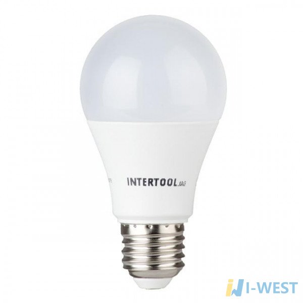 Світлодіодна лампа LED 12Вт, E27, 220В, INTERTOOL LL-0015