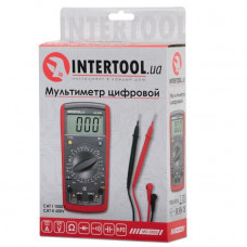 Мультиметр цифровий CAT III-600В/CAT II-1000В INTERTOOL MD-0002