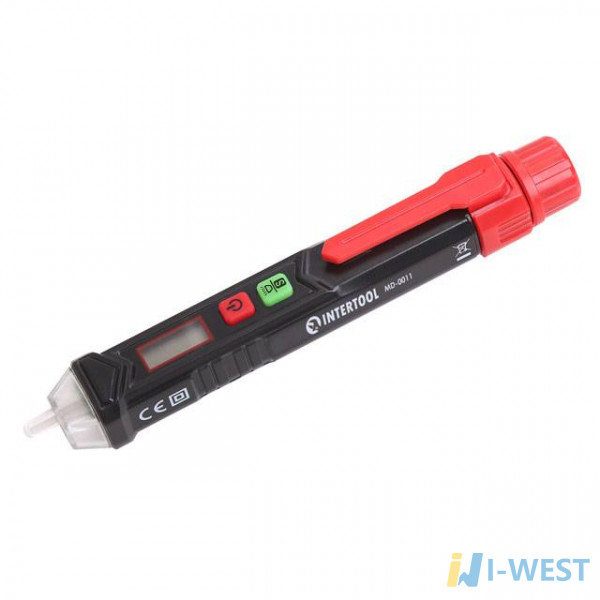 Тестер напруги безконтактний, LCD дисплей INTERTOOL MD-0011 Тестер напруги безконтактний, LCD дисплей INTERTOOL MD-0011