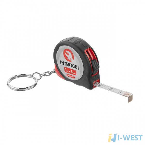 Рулетка з фіксатором 1м*6мм INTERTOOL MT-0401 Рулетка з фіксатором 1м*6мм INTERTOOL MT-0401