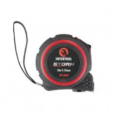 Рулетка з металевим полотном 10м*25мм, нейлонове покриття полотна STORM INTERTOOL МТ-0840 (MT-0840) Рулетка з металевим полотном 10м*25мм, нейлонове покриття полотна STORM INTERTOOL МТ-0840 (MT-0840)
