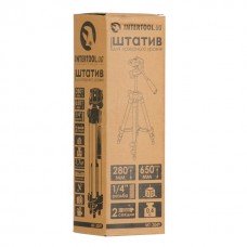 Штатив для лазерного уровня 280-650 мм, резьба 1/4" INTERTOOL MT-3049 Штатив для лазерного уровня 280-650 мм, резьба 1/4" INTERTOOL MT-3049