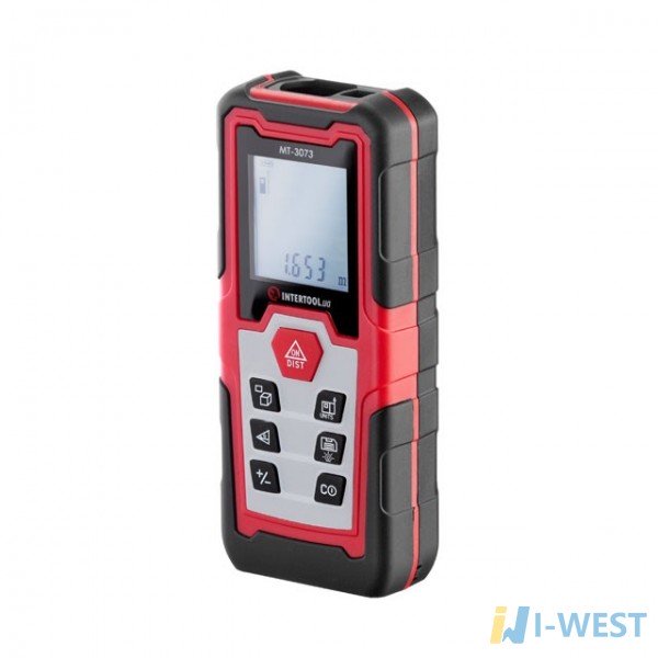 Далекомір лазерний 30м, відкидна ніжка INTERTOOL МТ-3073 (MT-3073)