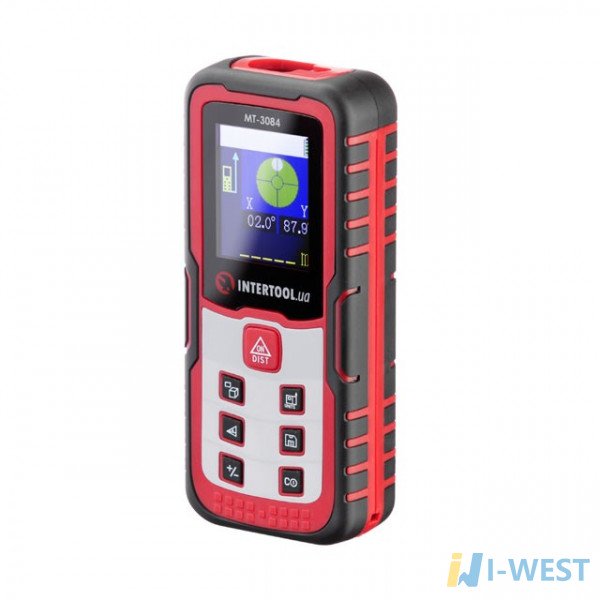 Дальномер лазерный 60м, цветной дисплей INTERTOOL MT-3086