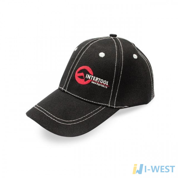 Бейсболка (чорна) INTERTOOL PR-0100 Бейсболка (чорна) INTERTOOL PR-0100