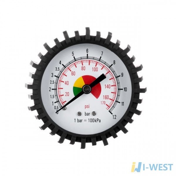 Манометр 63 мм до пістолету для підкачки коліс PT-0505 INTERTOOL PT-0500 Манометр 63 мм до пістолету для підкачки коліс PT-0505 INTERTOOL PT-0500