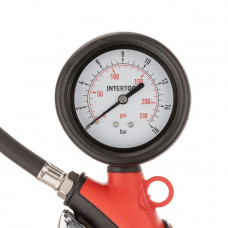 Пістолет для підкачки шин з манометром професійний INTERTOOL PT - 0520  (PT-0520)