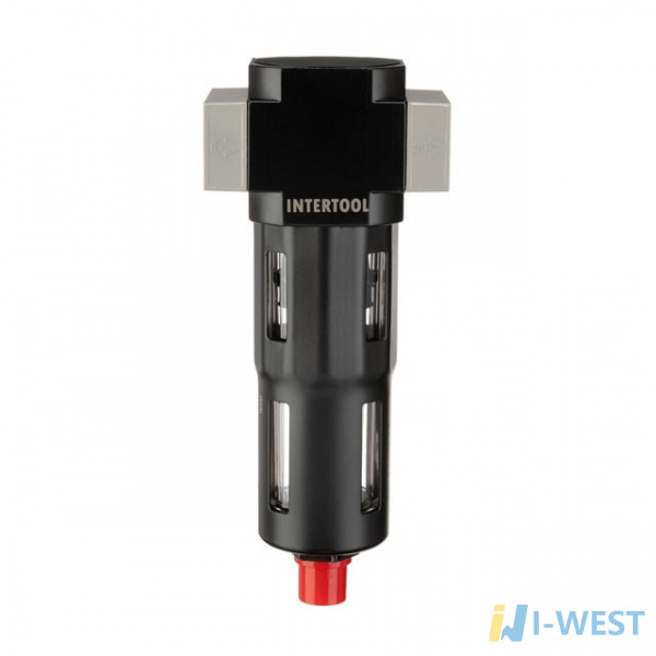 Фільтр для очистки повітря 3/4 ", 5мкм, 1900 л / хв, метал, професійний INTERTOOL PT-1414 Фільтр для очистки повітря 3/4 ", 5мкм, 1900 л / хв, метал, професійний INTERTOOL PT-1414