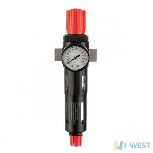 Фильтр для очистки воздуха с редуктором 1/4", 5мкм, 1200 л/мин, металл, профессиональный INTERTOOL PT-1419