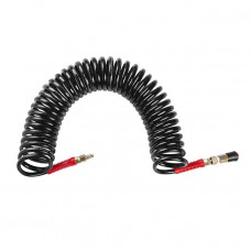 Шланг BLACK M-Flex 8х12мм, 10м спіральний поліуретановий з поворотним шарніром, латунними швидкороз'ємними з'єднаннями STORM INTERTOOL PT-1796 Шланг BLACK M-Flex 8х12мм, 10м спіральний поліуретановий з поворотним шарніром, латунними швидкороз'ємними з'єднаннями STORM INTERTOOL PT-1796