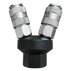 Розгалужувач повітря 1/4 " на 2 виходи , V -подібний , 10bar INTERTOOL PT - 1850 (PT-1850) Розгалужувач повітря 1/4 " на 2 виходи , V -подібний , 10bar INTERTOOL PT - 1850 (PT-1850)
