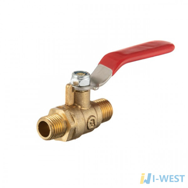 Кран шаровый воздушный, латунь, наружная резьба 1/4"-1/4", STORM INTERTOOL PT-1882