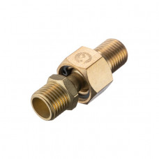 Шарнир поворотный наружная резьба 1/4"-1/4", латунь STORM INTERTOOL PT-2208