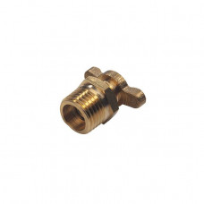 Клапан сливной латунный для компрессоров, 1/4", вентиль "барашек" INTERTOOL PT-5021 Клапан сливной латунный для компрессоров, 1/4", вентиль "барашек" INTERTOOL PT-5021