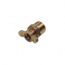Клапан сливной латунный для компрессоров, 1/4", вентиль "барашек" INTERTOOL PT-5021 Клапан сливной латунный для компрессоров, 1/4", вентиль "барашек" INTERTOOL PT-5021