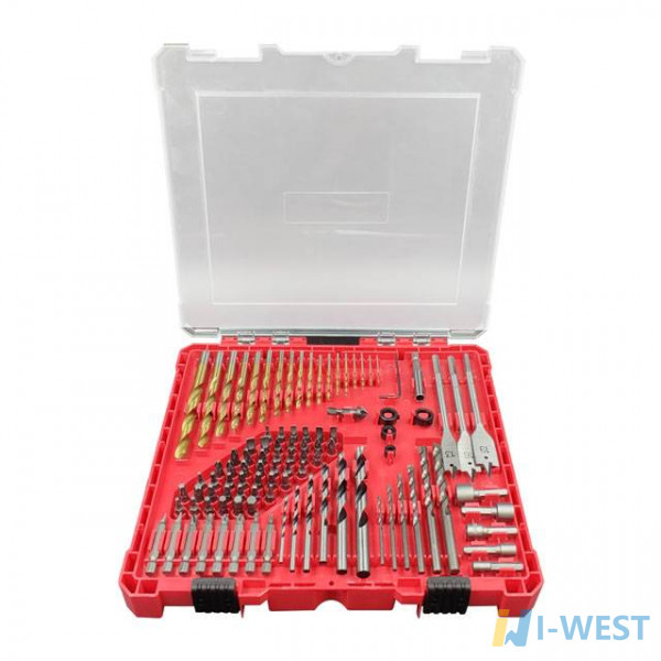 Набір свердл та біт 50шт INTERTOOL SD-0050 Набір свердл та біт 50шт INTERTOOL SD-0050
