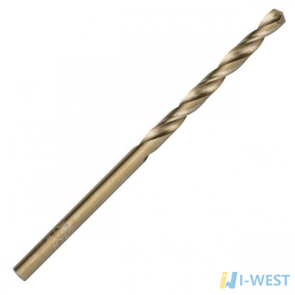 Свердло кобальтовое по металу 3.5 мм HSS-Co, DIN 338 INTERTOOL SD-5435