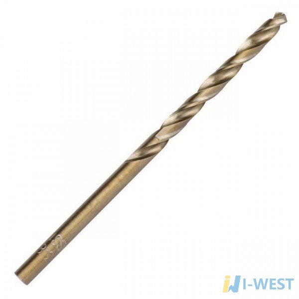 Свердло кобальтовое по металу 3.8 мм HSS-Co, DIN 338 INTERTOOL SD-5438