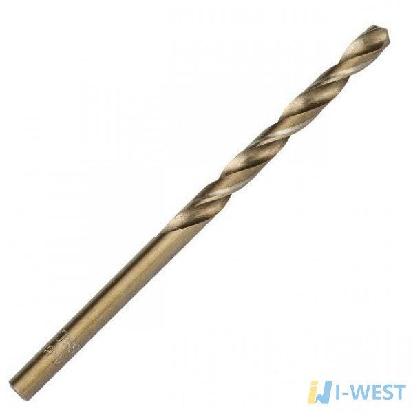 Свердло кобальтовое по металу 4.8 мм HSS-Co, DIN 338 INTERTOOL SD-5448