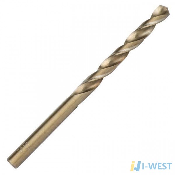 Свердло кобальтовое по металу 6.5 мм HSS-Co, DIN 338 INTERTOOL SD-5465