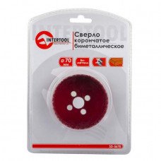 Коронка по металу біметалева 70 мм INTERTOOL SD-5670