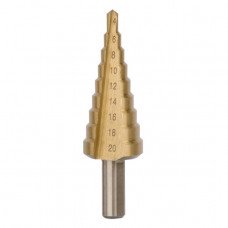 Свердло ступеневу по металу 4-20 мм INTERTOOL SD-5820