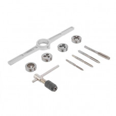 Набор плашек M4-M8 и метчиков M4-M8, 10ед. INTERTOOL SD-8025