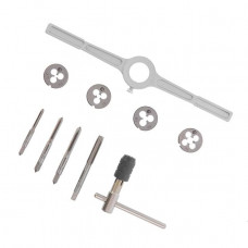 Набор плашек M4-M8 и метчиков M4-M8, 10ед. INTERTOOL SD-8025