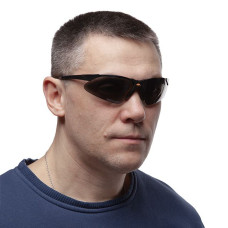 Окуляри захисні затемнені, матеріал полікарбонат, завушини чорного кольору, матеріал нейлон, гумова накладка для носа, захист від удару INTERTOOL SP-0097 Окуляри захисні затемнені, матеріал полікарбонат, завушини чорного кольору, матеріал нейлон, гумова накладка для носа, захист від удару INTERTOOL SP-0097