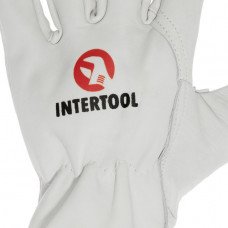 Рукавичка шкіряна з високоякісної волової шкіри 10 " Driver Style " INTERTOOL SP - 0171  (SP-0171)