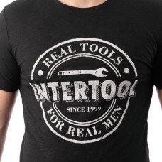 Футболка чорна S 100 % бавовна INTERTOOL SP -2201 (SP-2201) Футболка чорна S 100 % бавовна INTERTOOL SP -2201 (SP-2201)