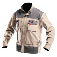 Куртка рабочая 2 в 1, 100 % хлопок, плотность 180 г/м2, L INTERTOOL SP-3033