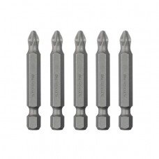 Комплект викруткових насадок PH2 1/4 " * 50мм , ACR , S2 , уп . 5шт . , STORM INTERTOOL VT - 0202  (VT-0202)
