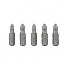Комплект отверточных насадок PH2 1/4"*25мм, ACR, S2, уп. 5шт., STORM INTERTOOL VT-0207