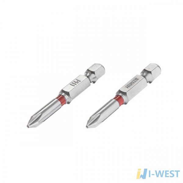 Комплект отверточных насадок PH1 1/4"*50мм, S2, уп. 2шт., STORM INTERTOOL VT-0211
