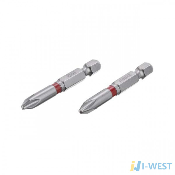 Комплект викруткових насадок PH2 1/4"*50мм, S2, уп. 2шт., STORM INTERTOOL VT-0212