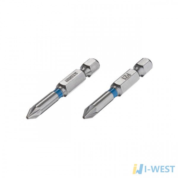 Комплект викруткових насадок PZ1 1/4"*50мм, S2, уп. 2шт., STORM INTERTOOL VT-0214