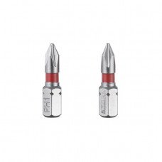 Комплект викруткових насадок PH1 1/4"*25мм, S2, уп. 2шт., STORM INTERTOOL VT-0217