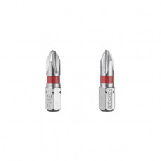 Комплект викруткових насадок PH2 1/4"*25мм, S2, уп. 2шт., STORM INTERTOOL VT-0218 Комплект викруткових насадок PH2 1/4"*25мм, S2, уп. 2шт., STORM INTERTOOL VT-0218
